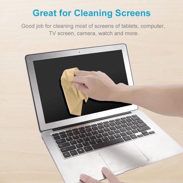 Alt view image 4 of 7 - 8 PCS Eyeglass Microfiber Cleaning Cloth for Glasses, 6 x7 in Cleaner