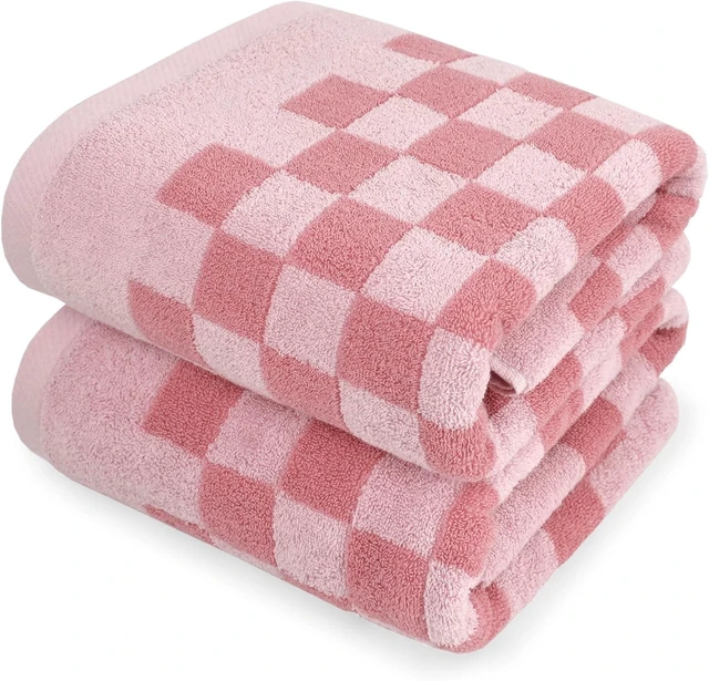 Main image of 1 PCS.Hotel, Spa, Beauty, Gym, Bathroom - Remains Soft After Multiple Washes (Hot Pink) , 100% Cotton, 13" X 29", Soft Absorbent for Women Girls - Vibrant Cute Towels Brighten Up Your Home Decor