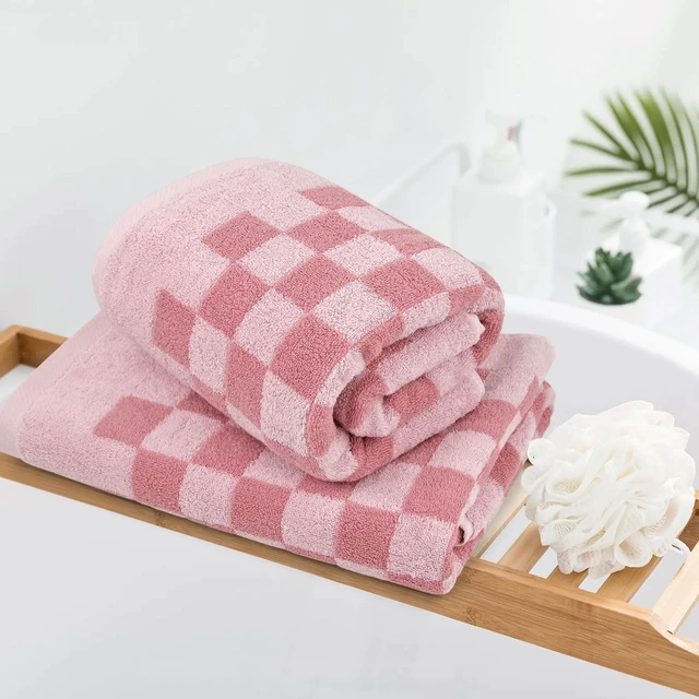 Alt view image 3 of 7 - 1 PCS.Hotel, Spa, Beauty, Gym, Bathroom - Remains Soft After Multiple Washes (Hot Pink) , 100% Cotton, 13" X 29", Soft Absorbent for Women Girls - Vibrant Cute Towels Brighten Up Your Home Decor