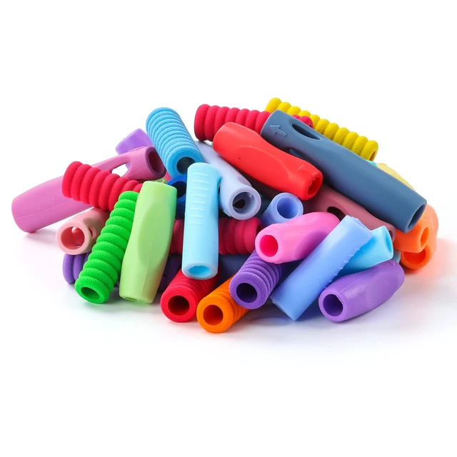 Alt view image 5 of 6 - Ergonomic Pencil Grips for Adult, Pen Grip for Adult Arthritis 8 Pcs