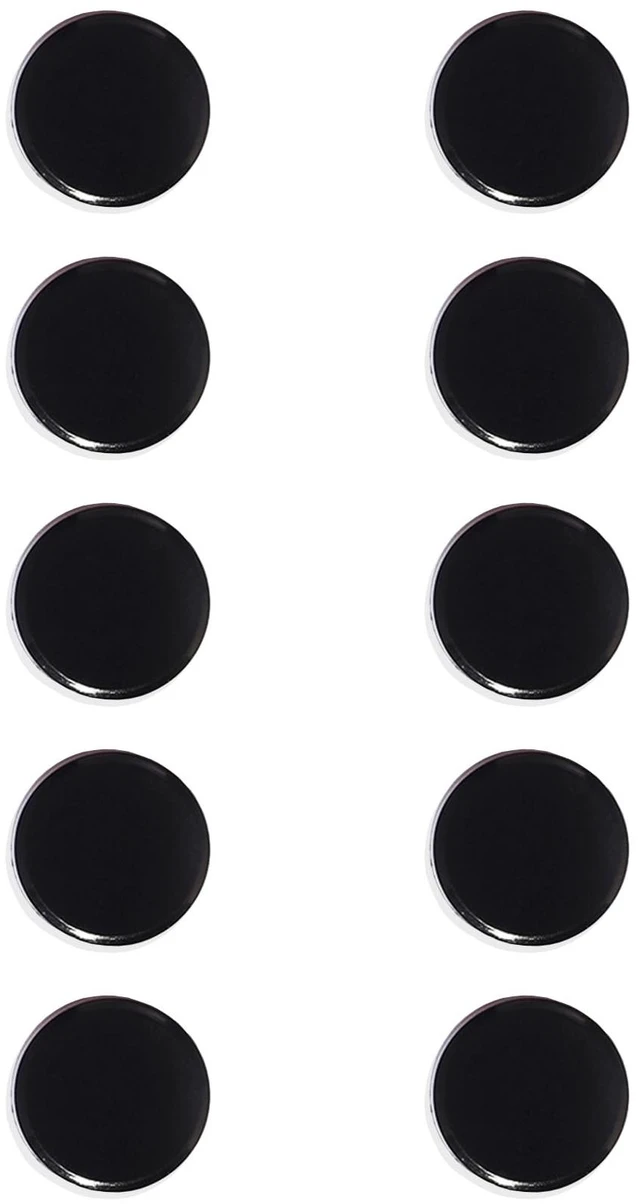 Main image of 10 Pack Heavy Duty Round Fridge Magnets, Small Cute for Whiteboard