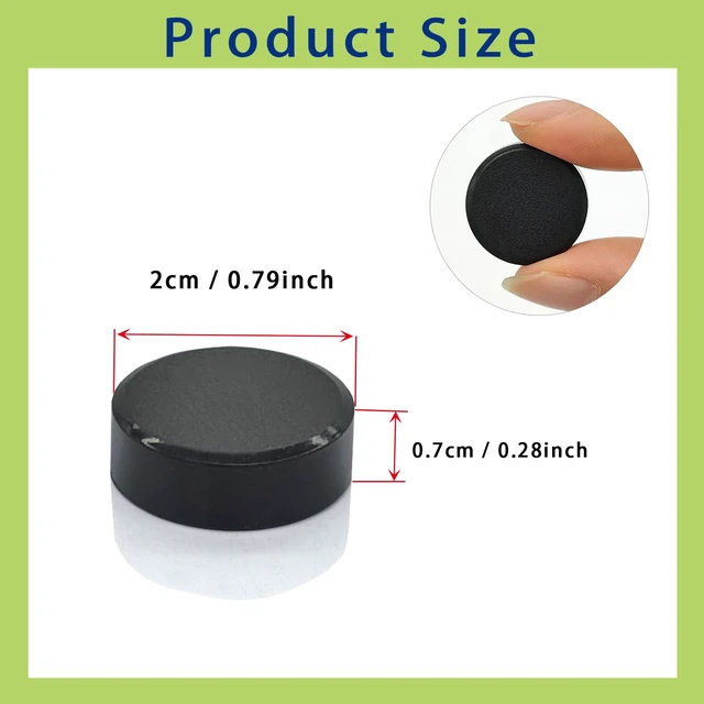 Alt view image 6 of 7 - 10 Pack Heavy Duty Round Fridge Magnets, Small Cute for Whiteboard