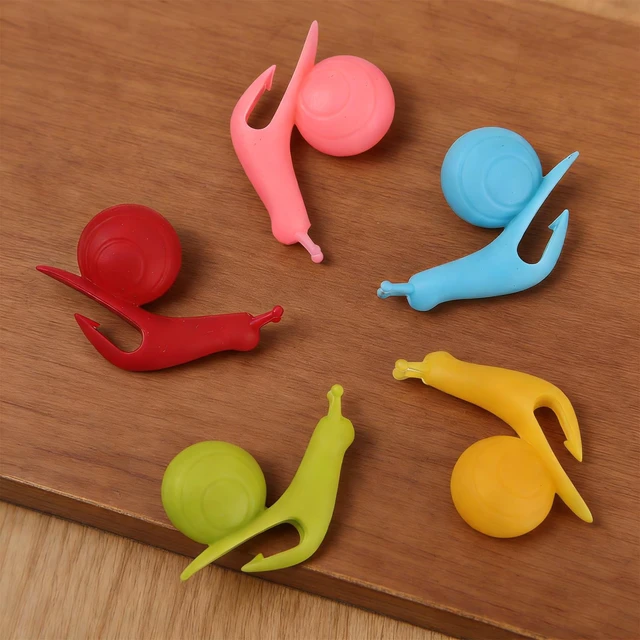 Alt view image 6 of 7 - Ymapinc Snail Tea Bag Holders (10-Pack) for Mugs