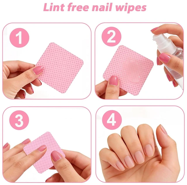 Alt view image 7 of 7 - 720Pcs Lint Free Nail Wipes, Polish Remover, No lint Absorbent Soft