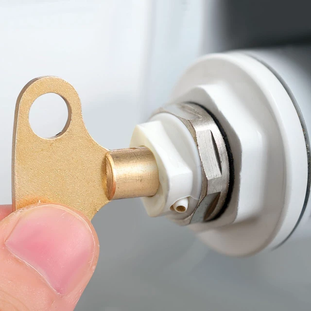 Alt view image 2 of 7 - Exhaust Valve Key Radiator Bleed Key for Central Heating Systems Lightweight Metal Valve Reseating Tool for Easy Air Release