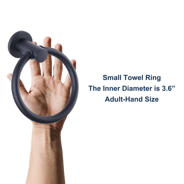 Alt view image 6 of 7 - Magnetic Towel Holder for Refrigerator Kitchen Towel Ring Hook | Magnetic Towel Ring Holds Hand Towels Securely On Compatible Metal Surfaces With Adjustable Design For Kitchen Appliances.