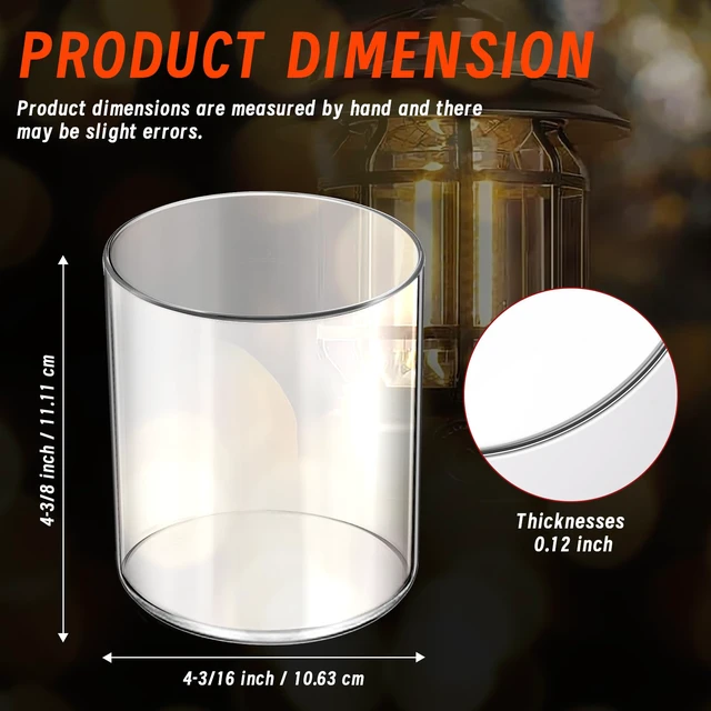 Alt view image 2 of 6 - Glass Globe Fueled Lanterns Replacement for Coleman Propane Lantern 288/290 | Globe for Coleman Camping Lantern Compatible with Coleman Model 288/290, NOT Including Propane Lantern Mantles