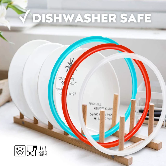 Alt view image 5 of 5 - Silicone Sealing Ring 3-Pack for 8Qt Pressure Cookers - Dishwasher Safe Food-Grade Replacement Gasket Compatible with Instant Pot 8Qt Models: IP-DUO80, IP-LUX80, Ultra, Duo Plus, Viva.