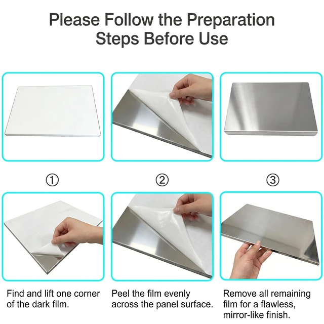 Alt view image 6 of 7 - Stainless Steel Cutting Board with Lip, 304 Food Grade, Non-Slip, Dishwasher Safe, Large Countertop Chopping Board for Kitchen, Meat, Vegetables, Baking, 11.8"x15.7"(30x40cm)