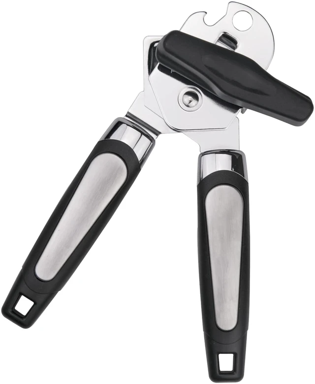 Main image of Can Opener, 3-in-1 Multifunctional Tin & Can Opener, Manual Kitchen Tool, Professional Ergonomic Heavy Duty Safety Manual Can Opener for Seniors With Arthritis At Hand