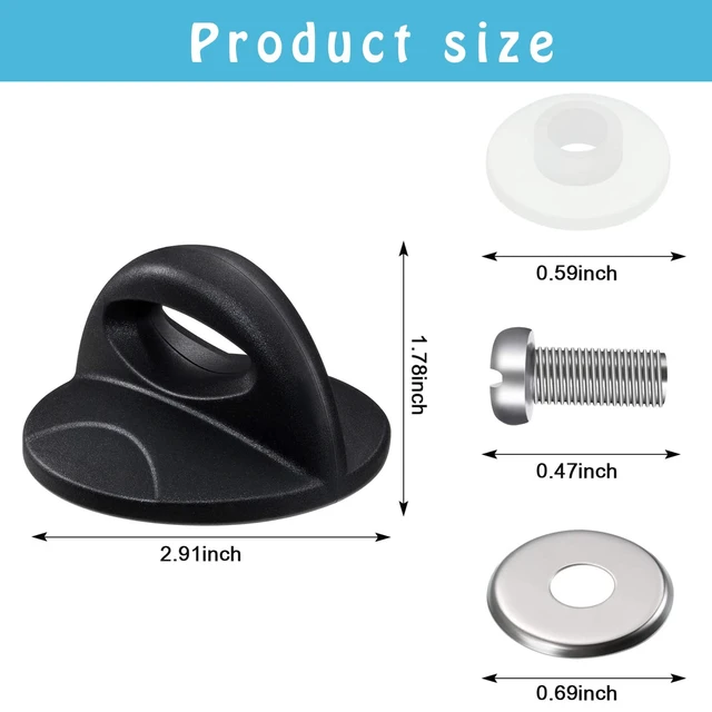Alt view image 2 of 6 - Universal Pot Lid Handle Replacement Compatible with crockpot Lids, Pan Lid Replacement Knob, Heat Resistant Pot Handle Parts, Easy Grip Lid Konb (1 Pack)