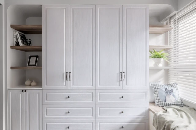 Alt view image 6 of 7 - Peel and Stick Wallpaper Wood Contact Paper Wood Wallpaper White Wood Grain Contact Paper Thicken Textured for Cabinets and Drawers Countertops Waterproof Self Adhesive Vinyl 17.5" x 78.7"