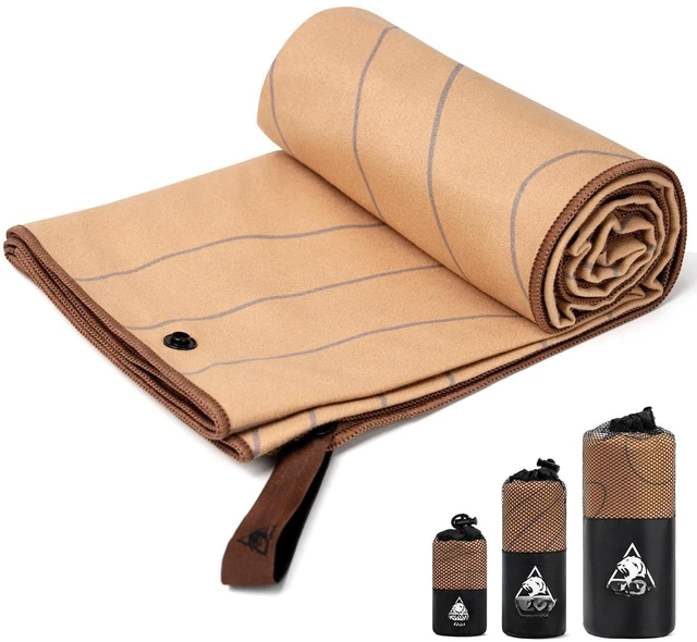 Main image of Quick Dry Towel,Super Absorbent Microfiber Camping Towel with Bag | Ultra Soft Compact Towel for Beach,Camping, Yoga,Gym, Travel,Sports & Swimming Pool