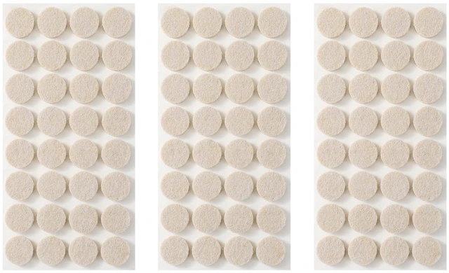 Main image of Felt Furniture Pads for Hardwood Floors - Self Adhesive Chair Felt Pads, Floor Protector for Furniture Feet, Furniture Sliders Moving Your Furniture Smoothly - Anti Scratch 96 Pcs 3/4" Round