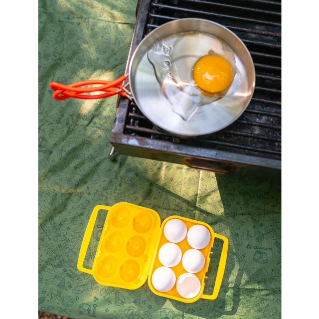 Alt view image 3 of 5 - 6-Count Camping Egg Holder Durable, Compact, Lightweight Storage Container for Outdoor Cooking, Travel, and Camping Adventures