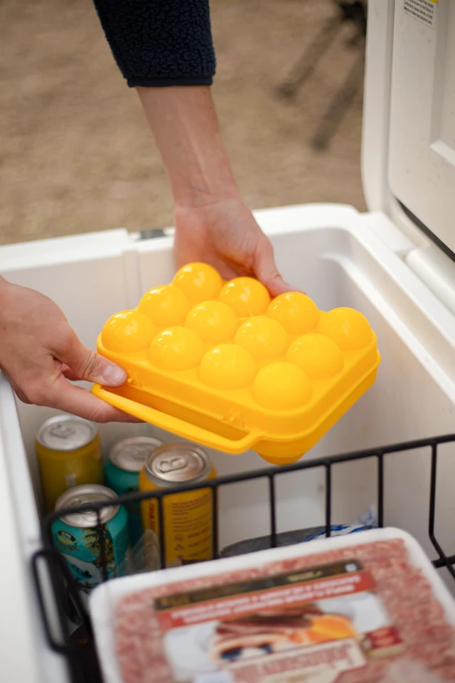 Alt view image 4 of 5 - 6-Count Camping Egg Holder Durable, Compact, Lightweight Storage Container for Outdoor Cooking, Travel, and Camping Adventures