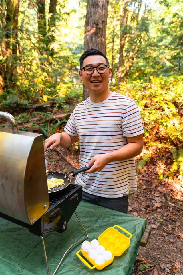 Alt view image 5 of 5 - 6-Count Camping Egg Holder Durable, Compact, Lightweight Storage Container for Outdoor Cooking, Travel, and Camping Adventures