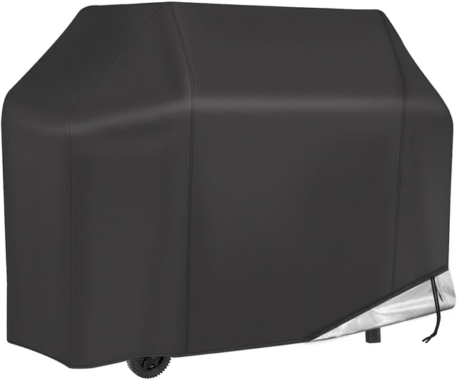 Main image of Grill Cover, BBQ Cover 55 inch,Waterproof BBQ Grill Cover,Fade Resistant Gas Grill Cover, Barbecue Grill Covers, Fits Grill of Weber, Brinkmann, Nexgrill, Black Grill Cover for Outdoor Grill.