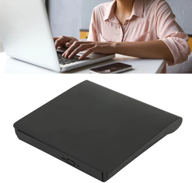 Alt view image 4 of 7 - External DVD Drive Enclosure,Slim High Speed USB3.0 SATA External 12.7mm DVD Drive Enclosure Optical Disc Enclosure Without Optical Drive for Laptop Desktop