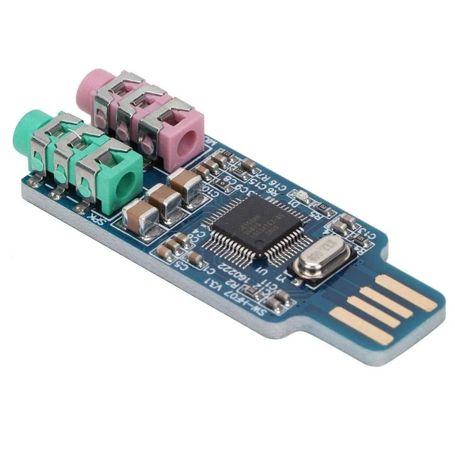 Alt view image 4 of 7 - YWBL-WH External USB Audio Card Driver USB Sound Card External Audio CM108 for Computer Laptop 2000,WINXP,