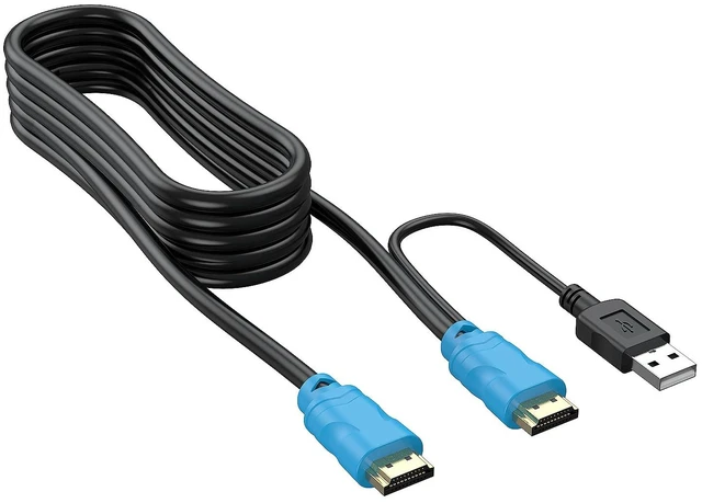 Main image of 2-in-1 HDMI-USB KVM Cable 6ft for HDMI KVM Switch