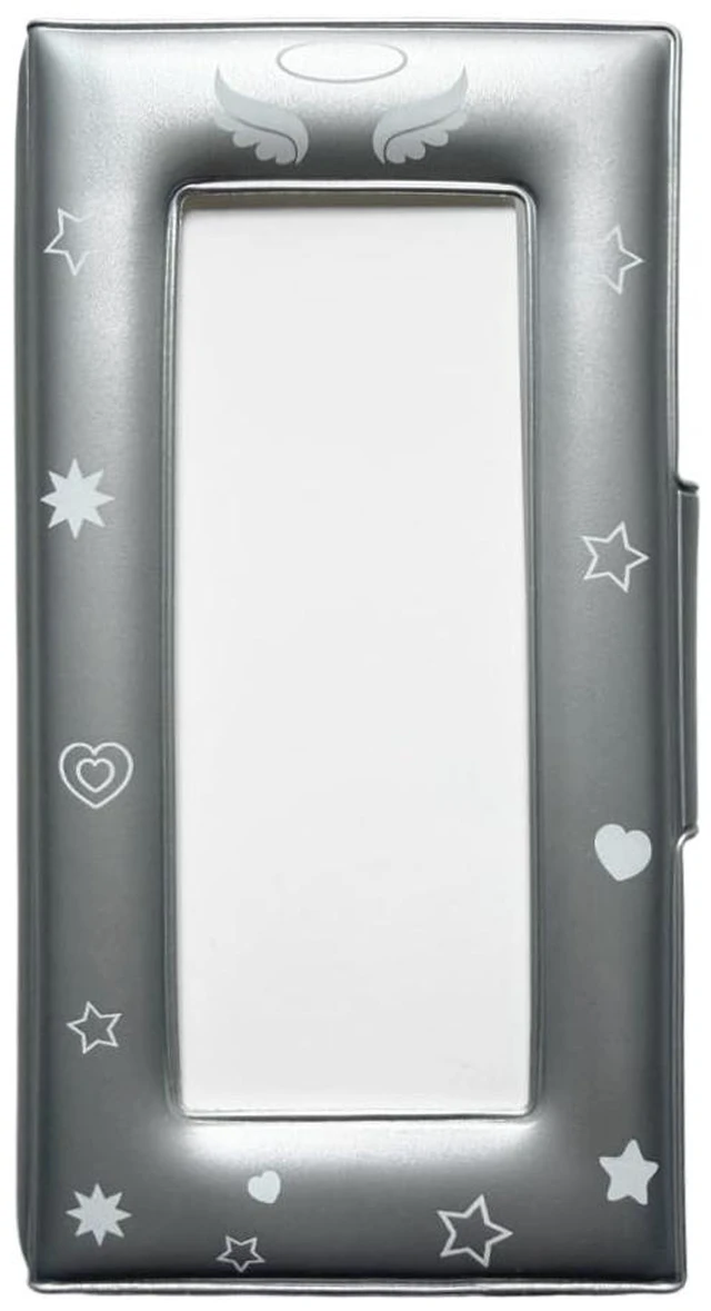 Main image of Photobooth Album Book Cute Photo Booth Album Kpop 2x6 Photo Strips Holder for Party Wedding Event, 40 Pockets (Angel Silver)