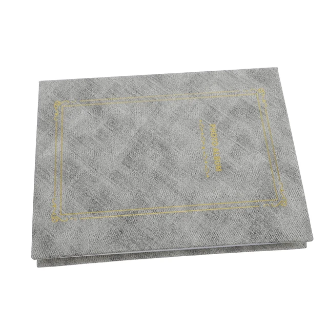 Alt view image 7 of 7 - Photo Album Small Photo Book Insert Pocket for Family Memories Wedding Birthday Anniversary and Special Events Sturdy Pages Decorative Cover 8.85 X 6.88 X 1.96 in