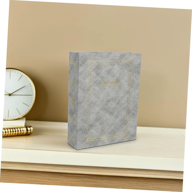 Alt view image 5 of 7 - Photo Album Small Photo Book Insert Pocket for Family Memories Wedding Birthday Anniversary and Special Events Sturdy Pages Decorative Cover 8.85 X 6.88 X 1.96 in