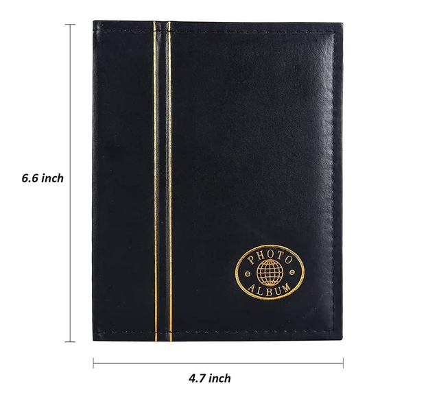 Alt view image 4 of 7 - Album 4x6, Soft Fabric Cover Pictures Photo Albums Memory Book for Family Baby Wedding Anniversary Birthday (Black, 100 Pockets)