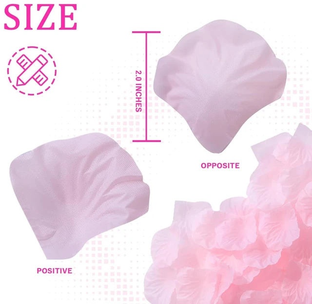 Alt view image 4 of 7 - 1500PCS Pink Rose Petals Silk Rose Petals for Romantic Night for Her Set Wedding,Party,Proposal Anniversary Decorations