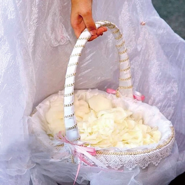 Alt view image 3 of 6 - 1000 Pcs Artificial Silk Rose Petals Decoration Wedding Party Color Ivory