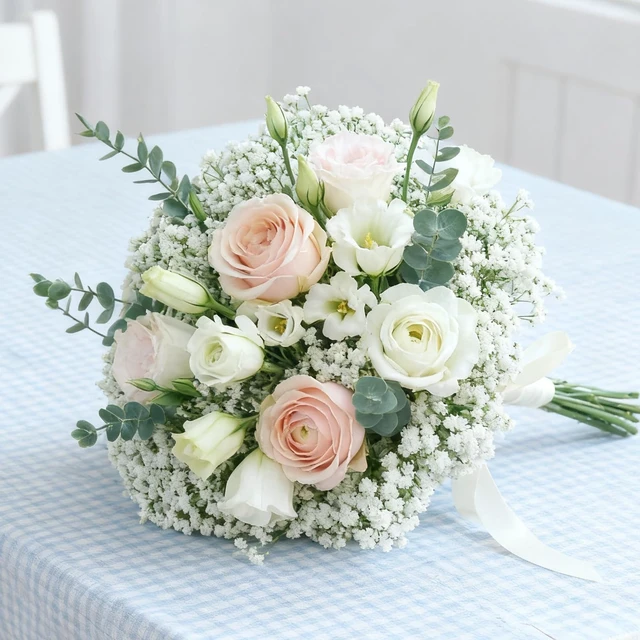 Alt view image 6 of 7 - 20 Pcs Real Touch Babys Breath Artificial Flowers, White Fake Flowers Baby Breath Flowers Artificial Bulk with Stems Branches for Vase Wedding Party Garden Home Decor Centerpiece Arrangements