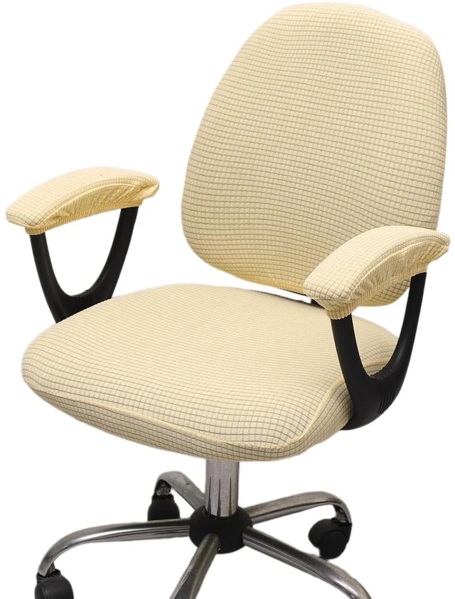 Main image of Office Chair Cover with Armrest Covers Universal Stretch Desk Chair Cover, Computer Chair Slipcovers