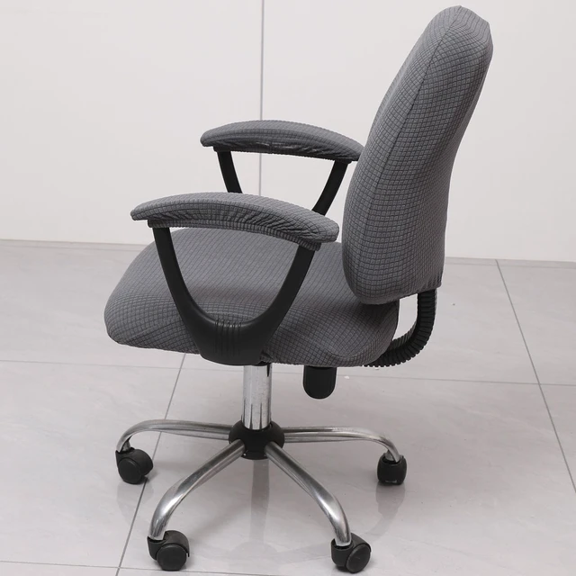 Alt view image 2 of 7 - Office Chair Cover with Armrest Covers Universal Stretch Desk Chair Cover, Computer Chair Slipcovers