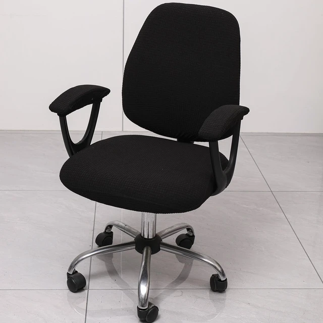 Alt view image 4 of 7 - Office Chair Cover with Armrest Covers Universal Stretch Desk Chair Cover, Computer Chair Slipcovers