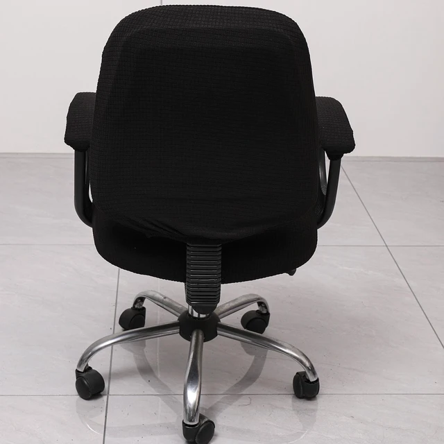 Alt view image 6 of 7 - Office Chair Cover with Armrest Covers Universal Stretch Desk Chair Cover, Computer Chair Slipcovers