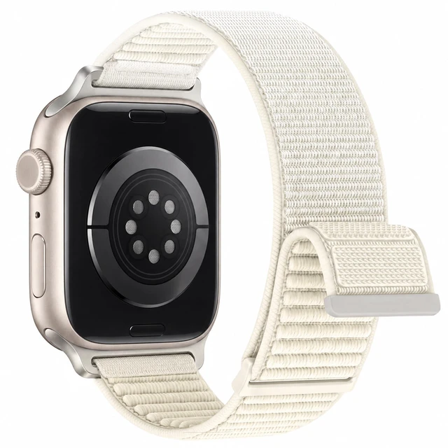 Main image of Sport Band Compatible with Watch Bands Series 11 10 46mm, 9 8 7 45mm, 4 5 6 & SE 2 3 44mm, Ultra 49mm for Women Men, Stretchy Straps, Breathable, Soft Loop Ideal for Outdoor