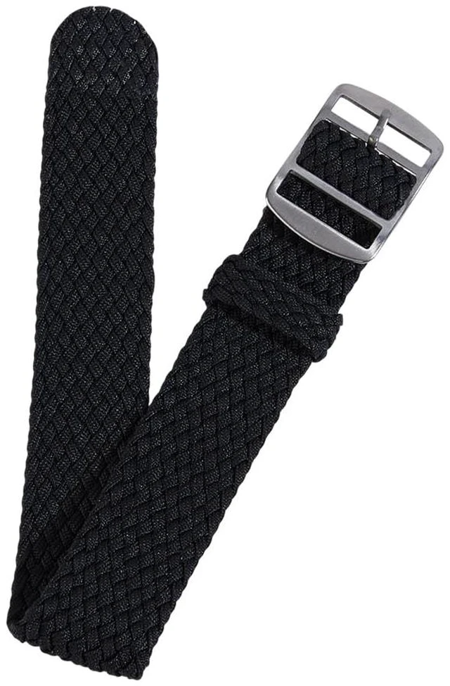Main image of Nylon Watch Band 20mm Black Replacement Watch Band One-Piece Nylon Braided Watchband Universal Outdoor Watches Strap for Men Women Watches Strap Bands Replacement