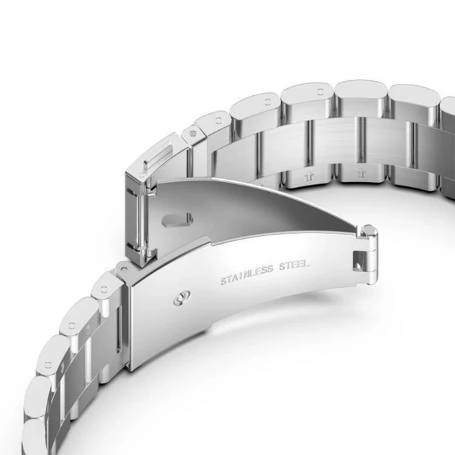 Alt view image 7 of 7 - Steel Watch Band 20mm Quick Release Universal Metal Watchband,Smart Watch Strap Replacement Band for Men Women
