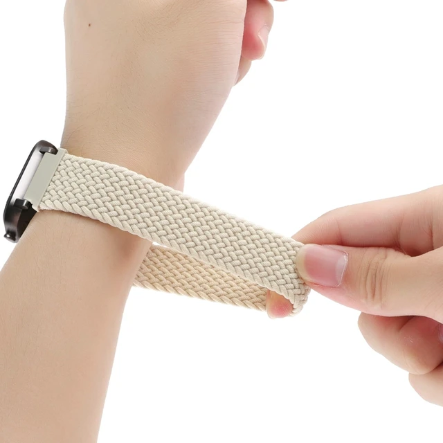 Alt view image 3 of 7 - 2 Pack Braided Elastic Bands for IDW13,IDW16,IDW19 Smartwatch, 22mm Soft Nylon Straps for Fitpolo IDW13/Woneligo W13/FITVII HM57, TOOBUR/ENOMIR/MILOUZ/Gydom/Faweio/Amzhero/Tensky IDW19 Watch Women Men