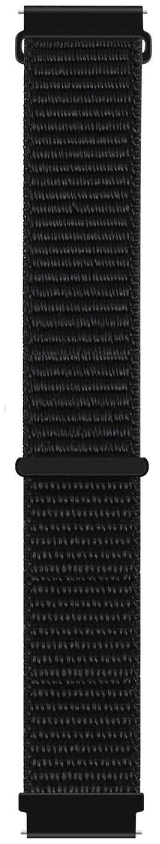 Main image of Compatible with Coros Pace 2 Watch Band/Coros Apex 42mm Watch Band, Nylon Sport Hook-and-Loop with Quick Release Pins (Black)