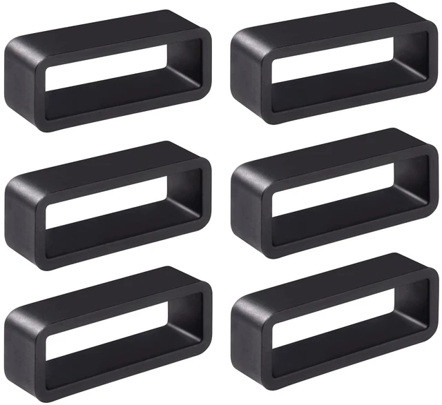Main image of Watch Bands Keepers, 6PCS Silicone Watch Straps Replacement Loops, 18mm