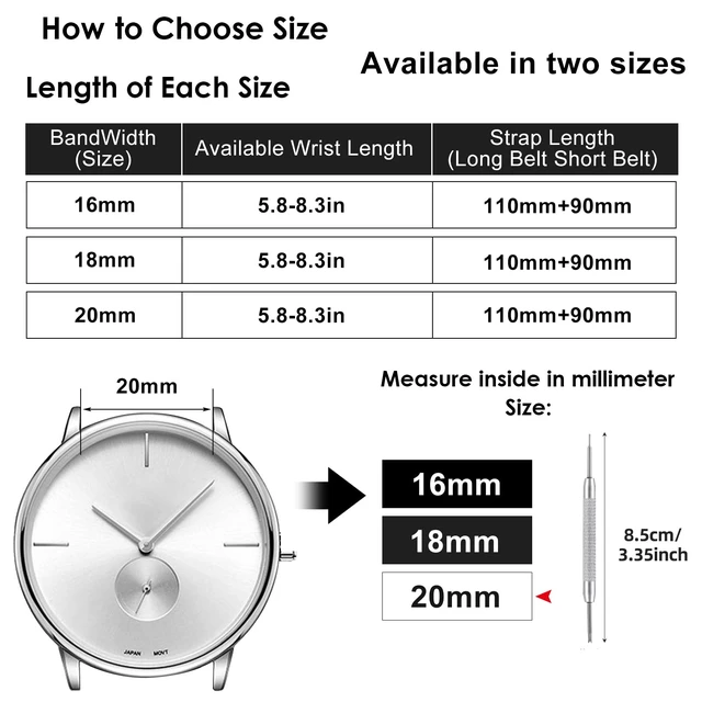 Alt view image 2 of 7 - cobee Milanese Mesh Watch Bands, Quick Release Replacement Watch Straps Adjustable Stainless Steel Watchbands for Men Women Universal Metal Mesh Straps Compatible with 20mm Lug Width(Silver, 20mm)
