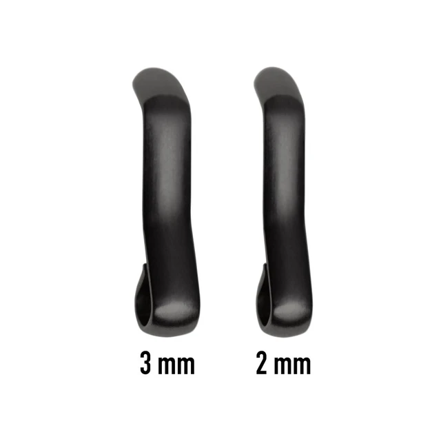 Alt view image 4 of 6 - Archer Watch Straps - Stainless Steel Watch Strap Buckles (Matte Black, 20mm)