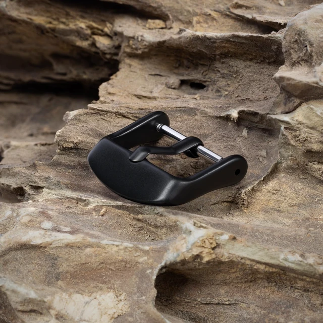 Alt view image 6 of 6 - Archer Watch Straps - Stainless Steel Watch Strap Buckles (Matte Black, 20mm)