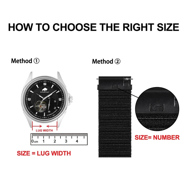 Alt view image 5 of 7 - Nylon Watch Straps for Men and Women, Hook and Loop Nylon Bands, Quick Release, Adjustable Replacement Wristband, 20mm, Black