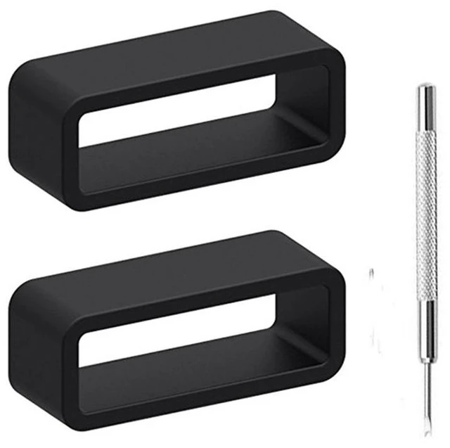 Main image of Rubber Watch Band Loop Sillicon Watch Strap Keeper Replacement Holder Ring 18mm