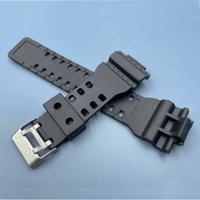 Alt view image 6 of 7 - 16mm G-Shock replacement watch bands for Casio G-Shock GLS-8900/GW-8900/GA-110/GA-100C/GA-120/GD-110/GLS-100 (Black)