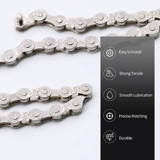 Alt view image 3 of 7 - 6/7/8 Speed Bike Chain | for Road Mountain Racing Cycling
