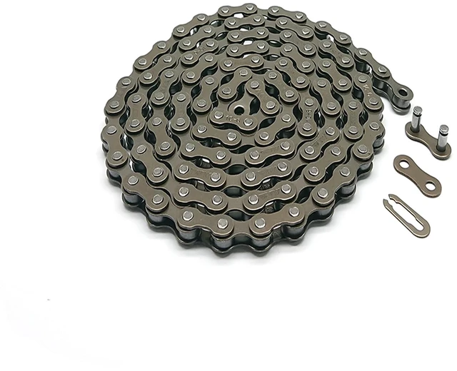 Main image of Speed Bike Chain, 1-Speed Bicycle Chain 1/2x1/8 inch, 116 Links